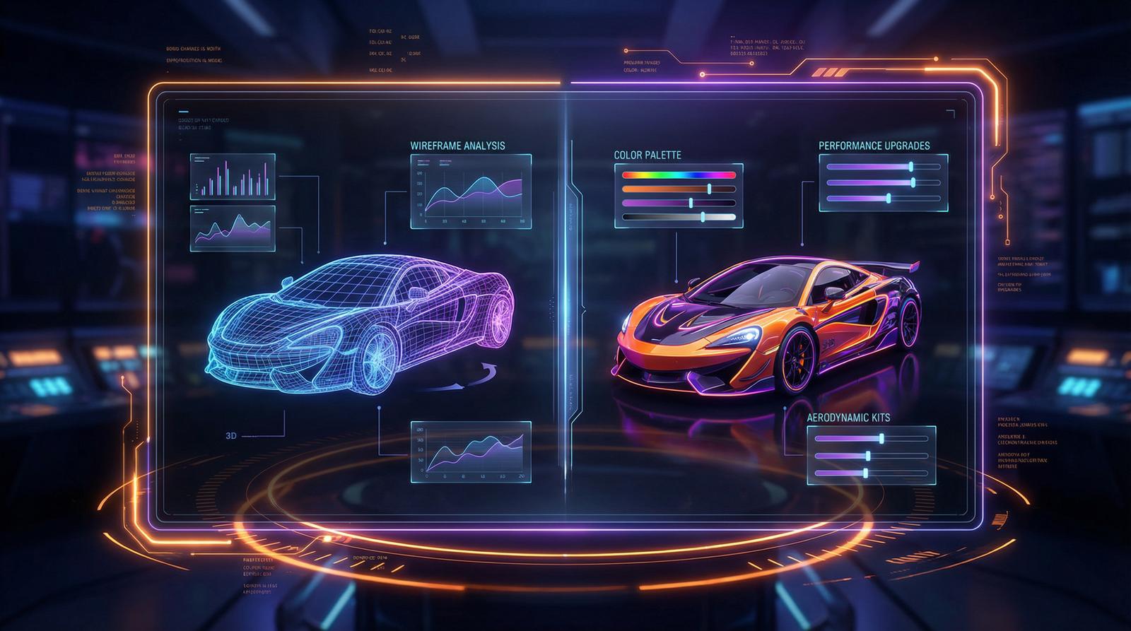 吃瓜网AI改装设计界面